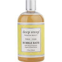 DEEP STEEP by Deep Steep LEMON CREAM BUBBLE BATH 17 OZ EasyOptionXY LLC