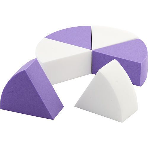 MAKEUP SPONGE SET by SET OF 6 SOFT & FLEXIBLE TRIANGULAR SHAPED MAKEUP SPONGES FOR EVEN & PRECISE APPLICATION OF MAKEUP EasyOptionXY LLC