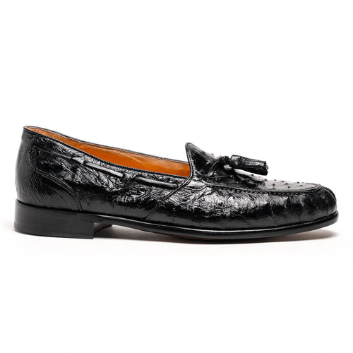 Zelli Italia Zelli Italia 13-581-BLK FRANCO Ostrich Tassel Loafer, Black