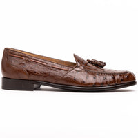 Zelli Italia Zelli Italia 13-581-BRN FRANCO Ostrich Tassel Loafer, Brown