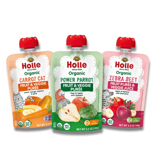 Fruit & Veggie Bundle: Carrot Cat, Power Parrot, Zebra Beet Holle USA