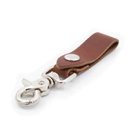 Full Grain Leather Keychain Main Street Forge