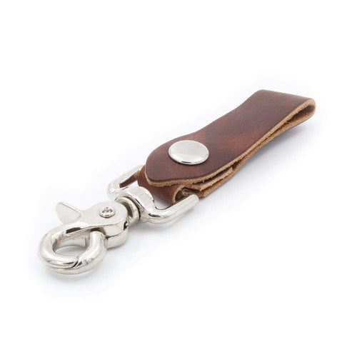 Full Grain Leather Keychain Main Street Forge