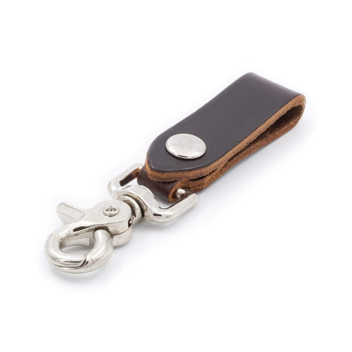 Full Grain Leather Keychain Main Street Forge