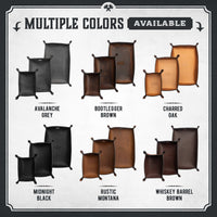 Full Grain Leather Valet Tray / Charging Station Main Street Forge