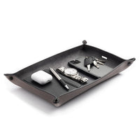 Full Grain Leather Valet Tray / Charging Station Main Street Forge