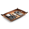 Full Grain Leather Valet Tray / Charging Station Main Street Forge