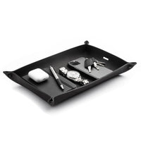 Full Grain Leather Valet Tray / Charging Station Main Street Forge