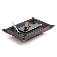 Full Grain Leather Valet Tray / Charging Station Main Street Forge