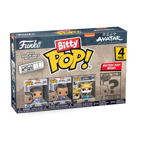ToyShnip Funko Avatar: The Last Airbender Bitty Pop! Mini-Figure 4-Pack -