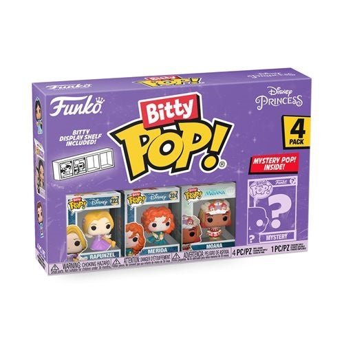 ToyShnip Funko Bitty Pop! Disney Princesses Mini-Figure 4-Pack - Select Set(s)