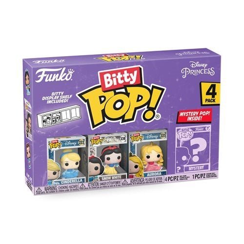 ToyShnip Funko Bitty Pop! Disney Princesses Mini-Figure 4-Pack - Select Set(s)