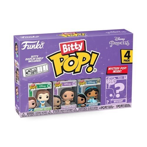 ToyShnip Funko Bitty Pop! Disney Princesses Mini-Figure 4-Pack - Select Set(s)