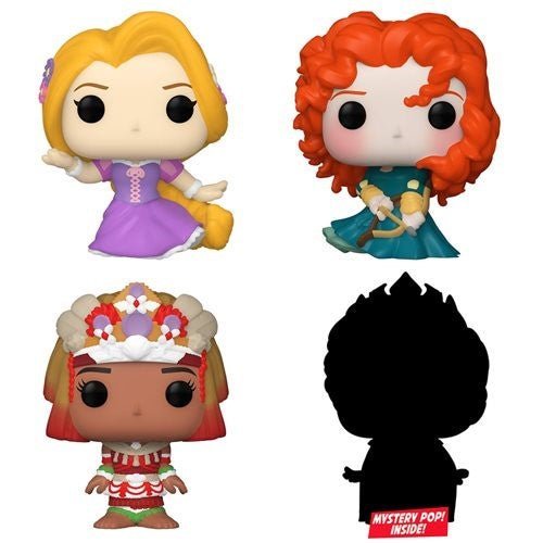 ToyShnip Funko Bitty Pop! Disney Princesses Mini-Figure 4-Pack - Select Set(s)
