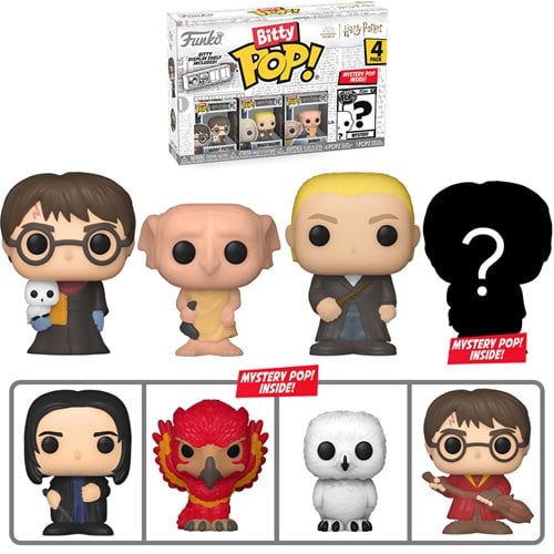 ToyShnip Funko Bitty Pop! Harry Potter - Mini-Figure 4-Pack - Select Set(s)