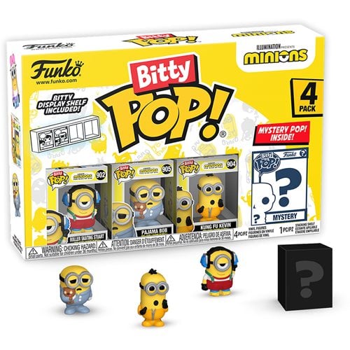 ToyShnip Funko Bitty Pop! Minions Mini-Figure 4-Pack - Select Set(s)