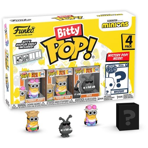 ToyShnip Funko Bitty Pop! Minions Mini-Figure 4-Pack - Select Set(s)