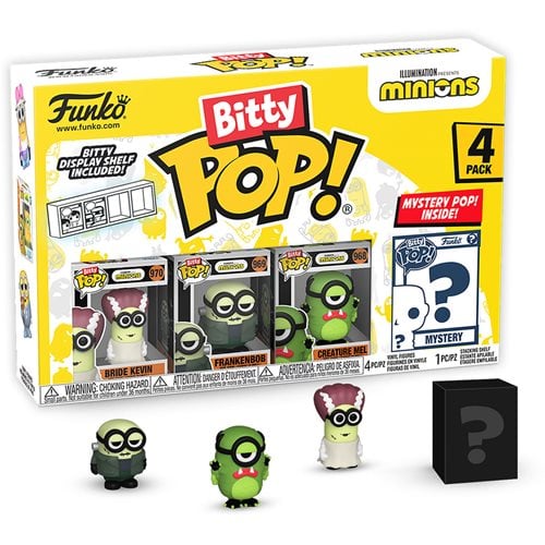 ToyShnip Funko Bitty Pop! Minions Mini-Figure 4-Pack - Select Set(s)