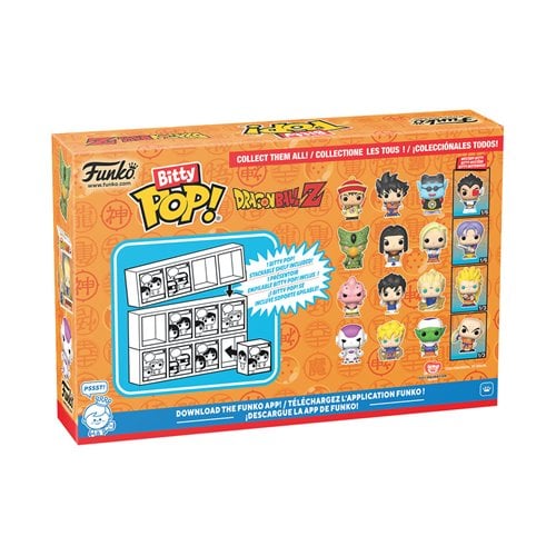 ToyShnip Funko Dragon Ball Z Bitty Pop! Mini-Figure 4-Pack - Select Set(s)