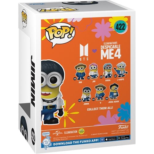 ToyShnip Funko Pop! - Despicable Me 4 Minion x BTS Vinyl Figure - Select