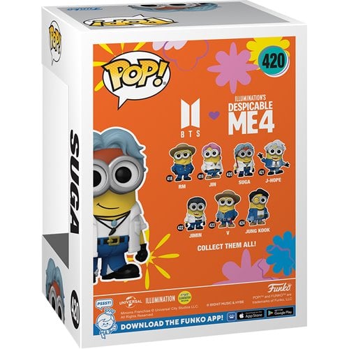 ToyShnip Funko Pop! - Despicable Me 4 Minion x BTS Vinyl Figure - Select