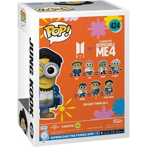 ToyShnip Funko Pop! - Despicable Me 4 Minion x BTS Vinyl Figure - Select