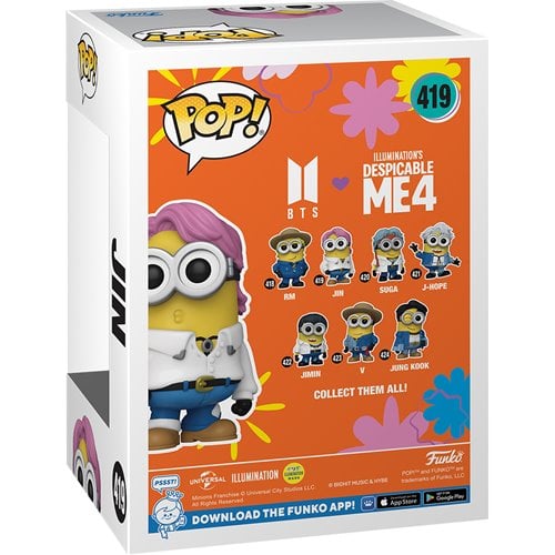ToyShnip Funko Pop! - Despicable Me 4 Minion x BTS Vinyl Figure - Select