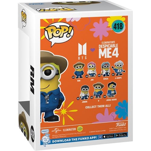 ToyShnip Funko Pop! - Despicable Me 4 Minion x BTS Vinyl Figure - Select
