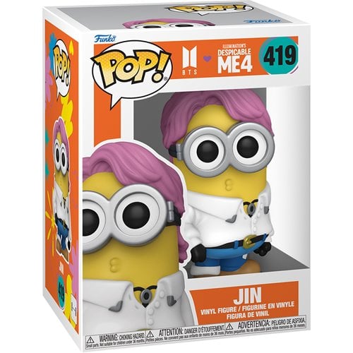 ToyShnip Funko Pop! - Despicable Me 4 Minion x BTS Vinyl Figure - Select