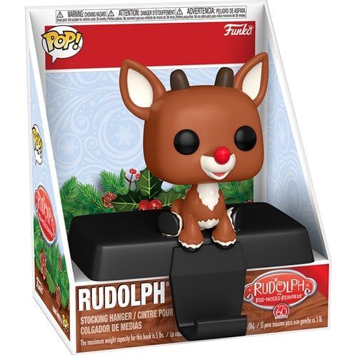 ToyShnip Funko Rudolph the Red-Nosed Reindeer Edge-Sitter Stocking Holder -