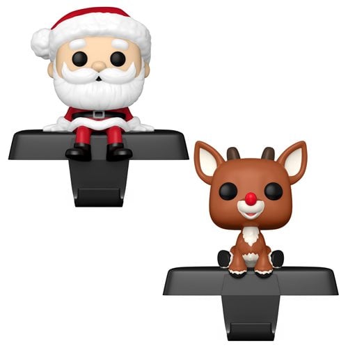 ToyShnip Funko Rudolph the Red-Nosed Reindeer Edge-Sitter Stocking Holder -