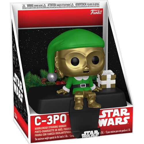 ToyShnip Funko Star Wars Holiday Edge-Sitter Stocking Holder - Select Figure(s)