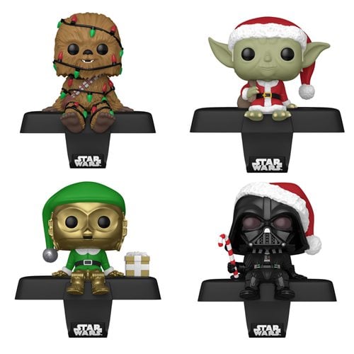 ToyShnip Funko Star Wars Holiday Edge-Sitter Stocking Holder - Select Figure(s)