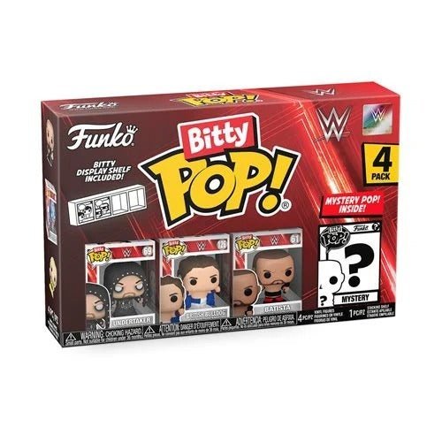 ToyShnip Funko WWE Bitty Pop! Mini-Figure 4-Pack - Select Set(s)