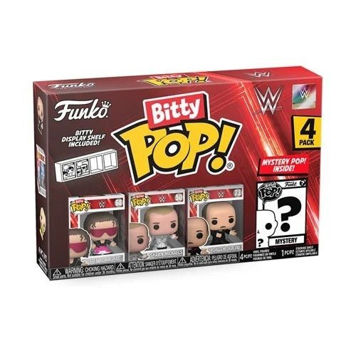 ToyShnip Funko WWE Bitty Pop! Mini-Figure 4-Pack - Select Set(s)