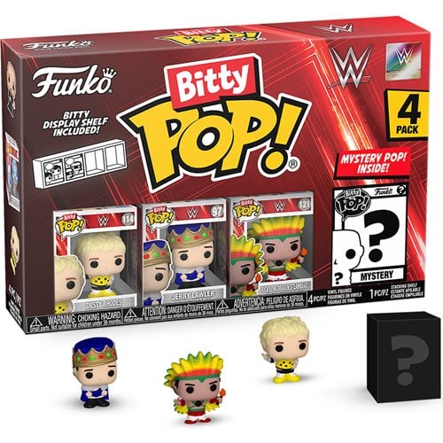 ToyShnip Funko WWE Bitty Pop! Mini-Figure 4-Pack - Select Set(s)