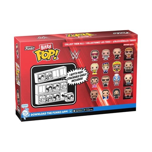 ToyShnip Funko WWE Bitty Pop! Mini-Figure 4-Pack - Select Set(s)