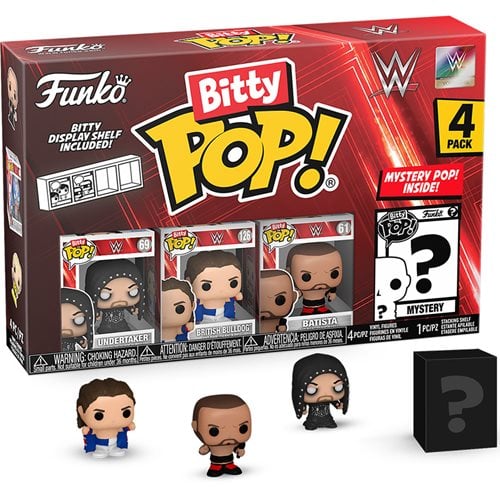ToyShnip Funko WWE Bitty Pop! Mini-Figure 4-Pack - Select Set(s)