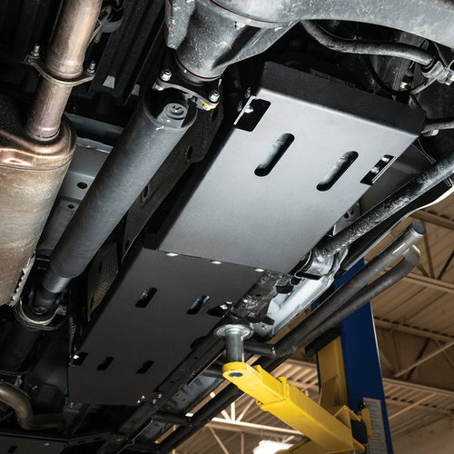 Cali Raised LED Fuel Tank Skid Plate For 2024+ Toyota Tacoma OffRoadUSA.com