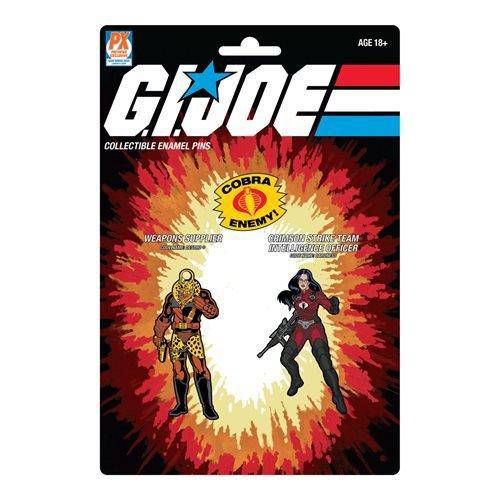 ToyShnip G.I. Joe Destro and Baroness Pin Set 2-Pack - Previews Exclusive