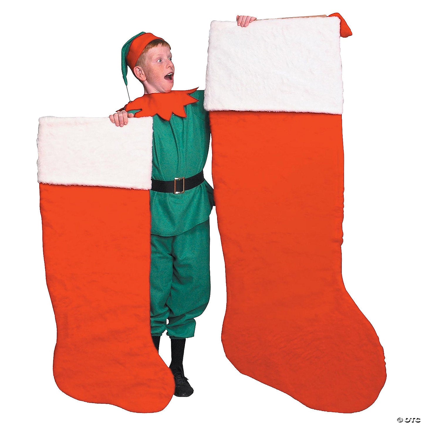35" Giant Plush Santa Stocking