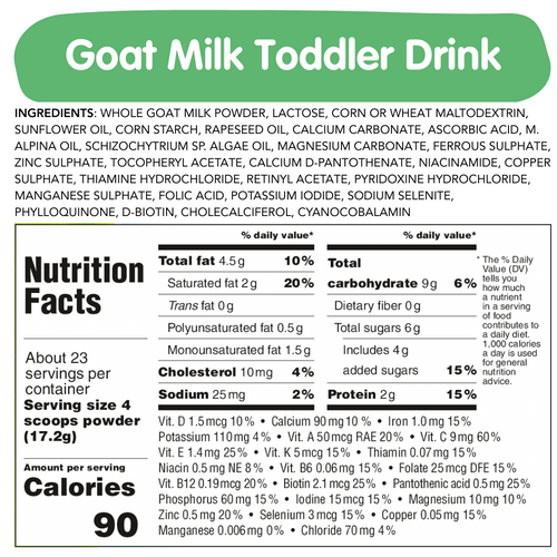 Holle Goat Milk Toddler Drink - Stage 3 | Non GMO (14 oz)