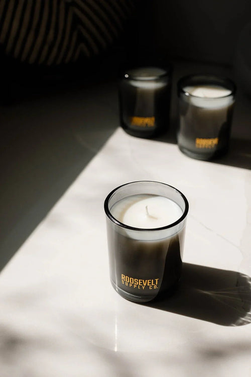 Grand Canyon Smoked Glass Candle The Roosevelts Candle Co.