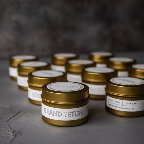 Grand Teton Travel Candle The Roosevelts Candle Co.