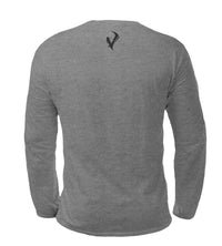 Vycah Vintage Flag Long Sleeve Tee - Gray Vycah