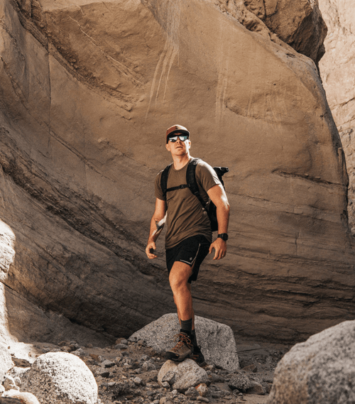 Bamboo Aerotech T-Shirt - Navy Blue Bamtech