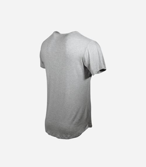 Bamboo Swift Curve-Hem T-Shirt - Sandstone Bamtech