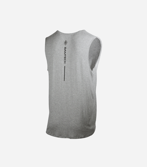 Bamboo Aerotech Tank - Training Div. Heather Grey Bamtech