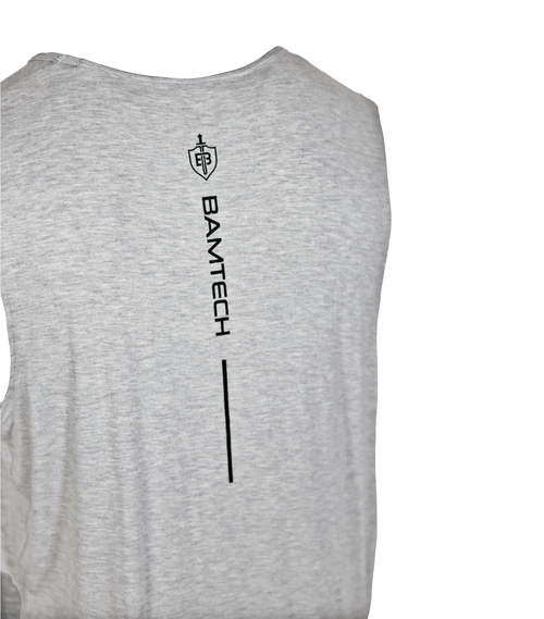Bamboo Aerotech Tank - Training Div. Heather Grey Bamtech