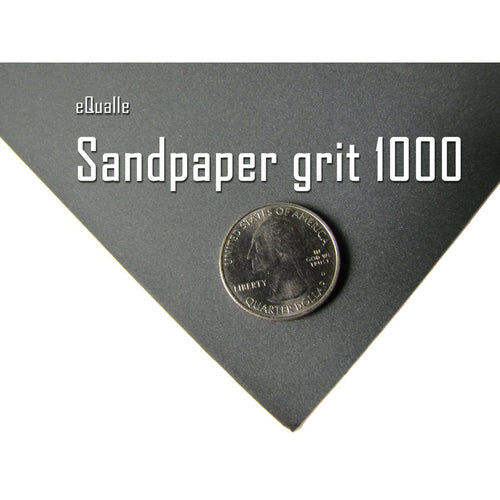 1000 Grit Sandpaper Sheets – 25 Pack, 9x11 in, Wet or Dry Use eQualle Sandpaper